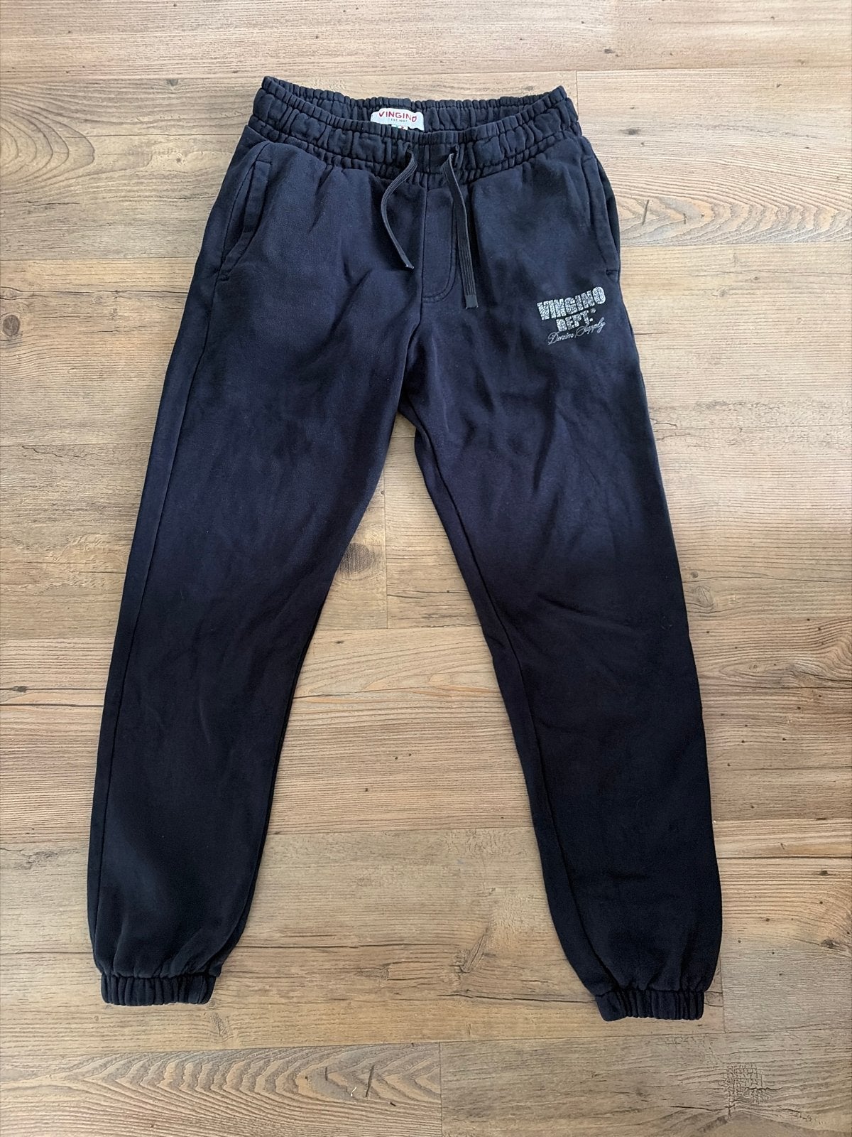 Vingino Joggingbroek Zwart Maat 146/152, Ophalen of Verzenden, Gebruikt, Jongen of Meisje, Broek