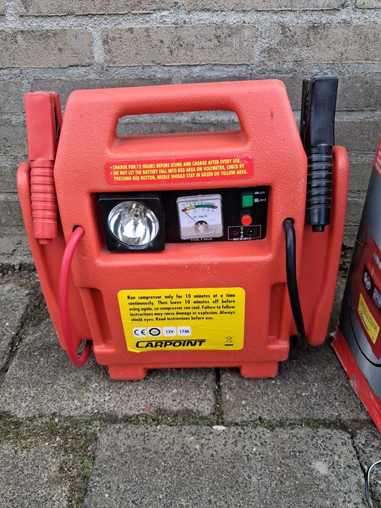 Compressor, noodlamp, startbooster, Ophalen of Verzenden