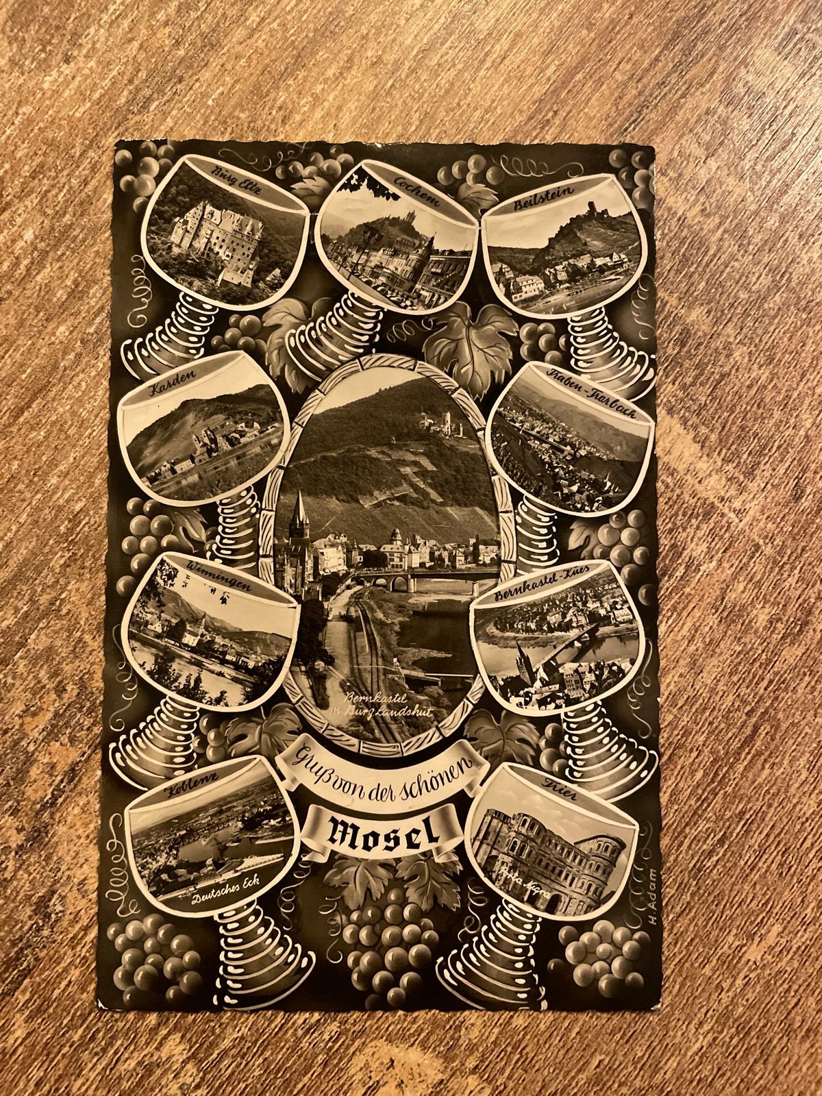 Ansichtkaart van de Moezel, Duitsland - Voor 1920, Ophalen of Verzenden, Gelopen, Duitsland
