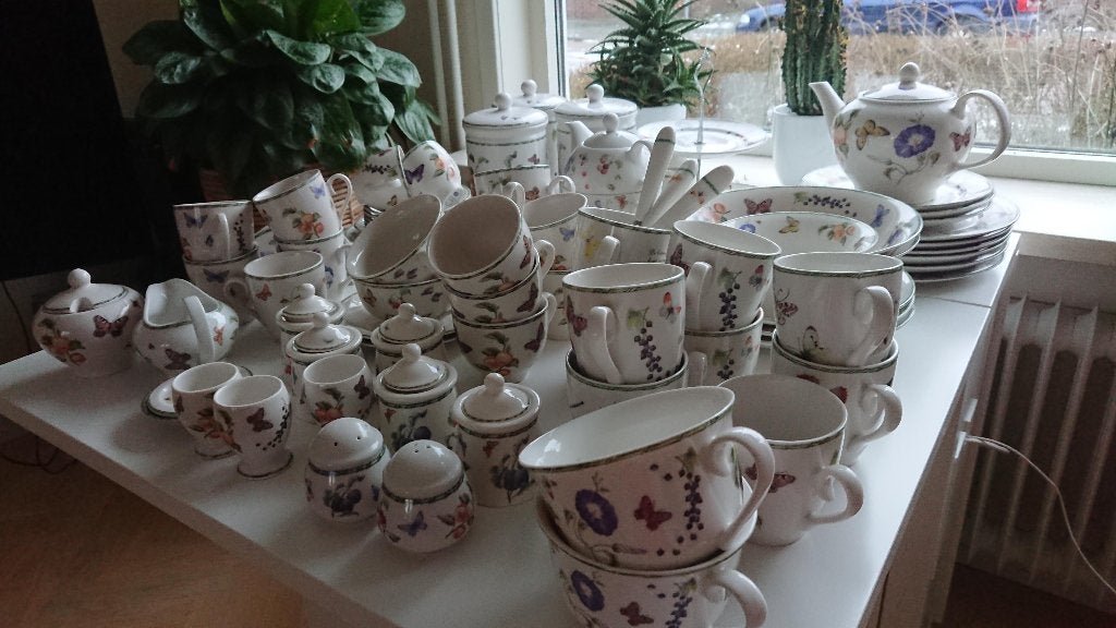 Janneke Brinkman Fruit & Flowers servies, Ophalen, Gebruikt, Overige merken, Landelijk/Boerenbont