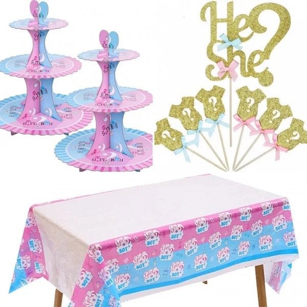 Genderreveal party set 41-delig, Versiering, Nieuw, Ophalen of Verzenden, Struikheide 64,3069lj,Rotterdam