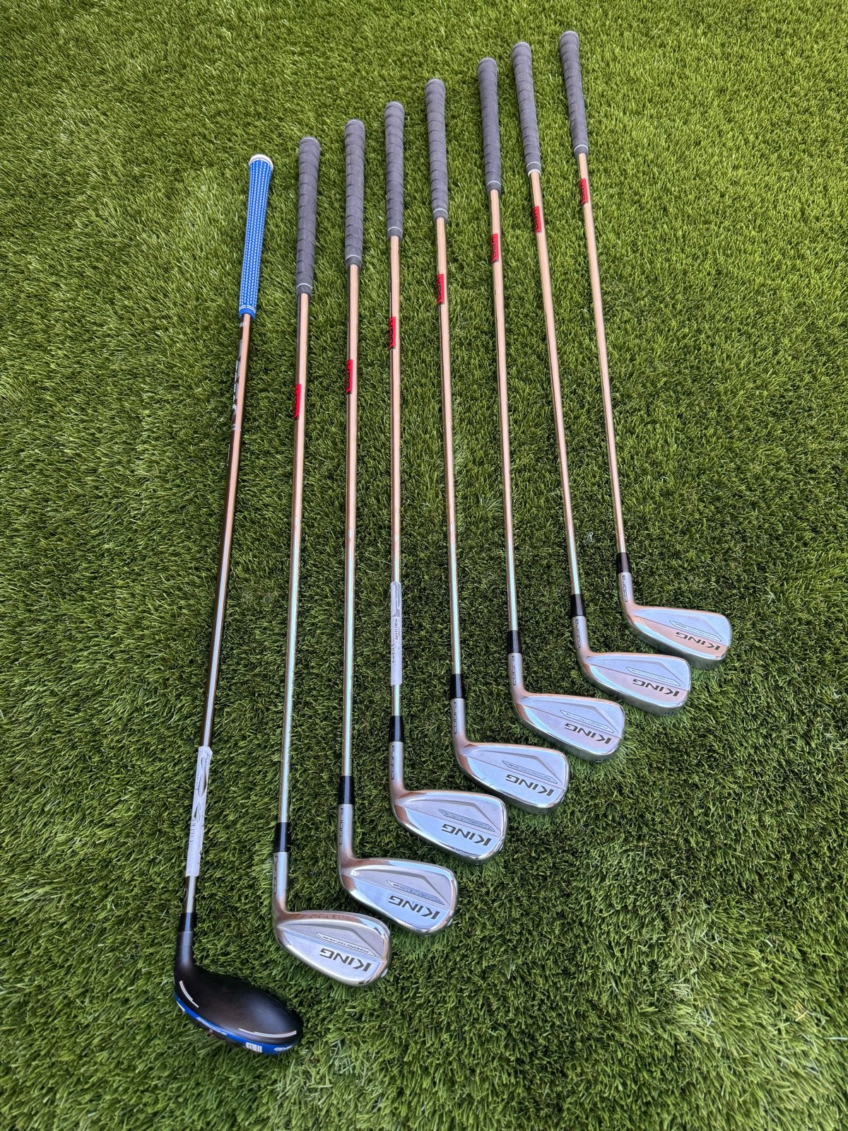 Cobra King Forged TEC One (4-P) + Hybride, Ophalen of Verzenden, Gebruikt, Set, Overige merken
