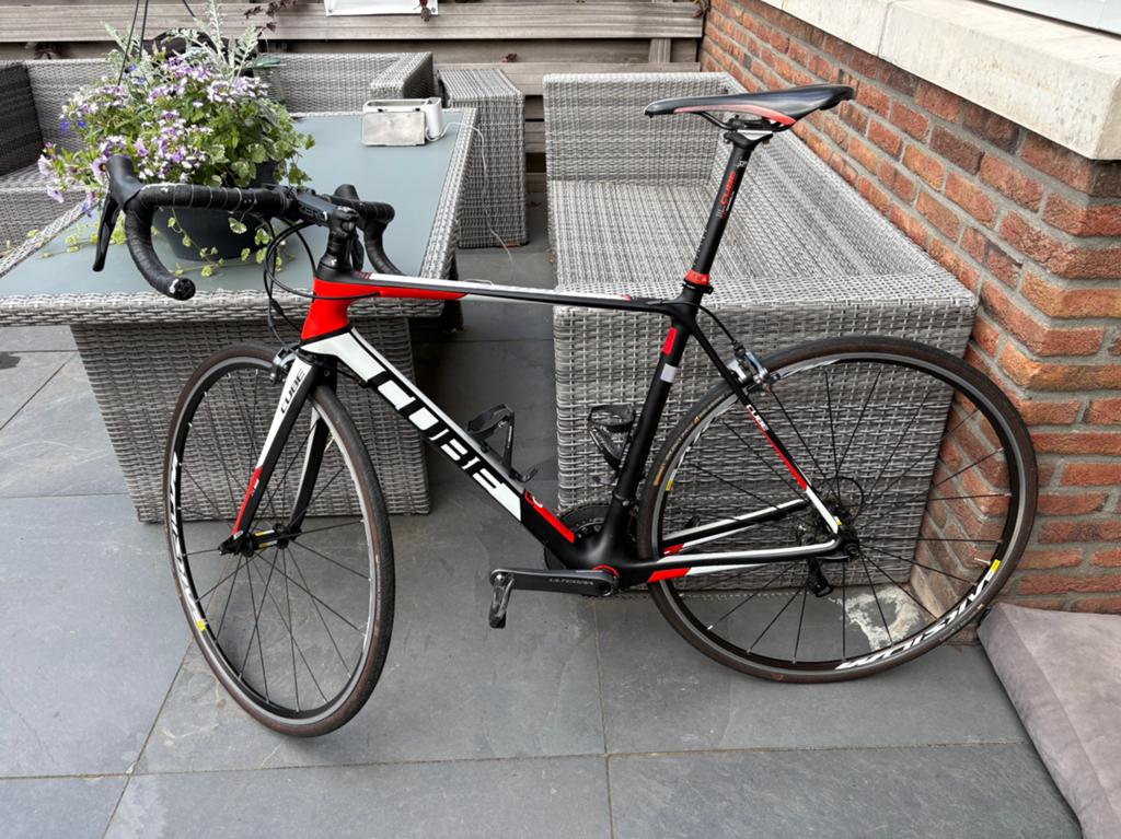 Cube Agree CSL Race racefiets - Maat 56, 28 inch, Carbon, Velgrem, Zo goed als nieuw