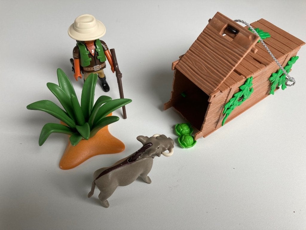 playmobil 4833 stroper met zwijn, Ophalen of Verzenden, Gebruikt, Complete set