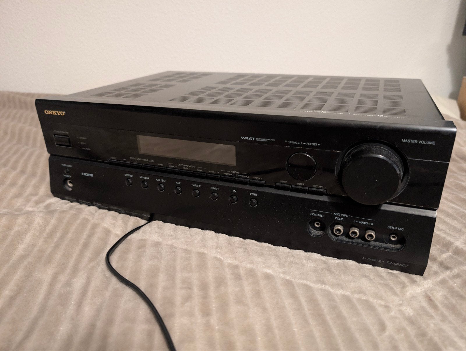 VOEDING DEFECT - ONKYO TX-SR507, Ophalen of Verzenden, Niet werkend, 120 watt of meer, Onkyo