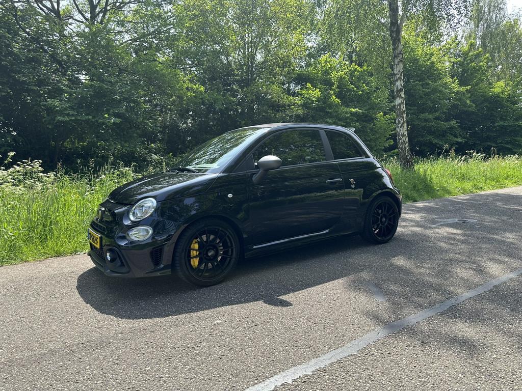 Fiat 500C Abarth 1.4 T-Jet Abarth Competizione | CABRIO | AU, Auto's, Fiat, Gebruikt, 4 cilinders, Zwart, Leder