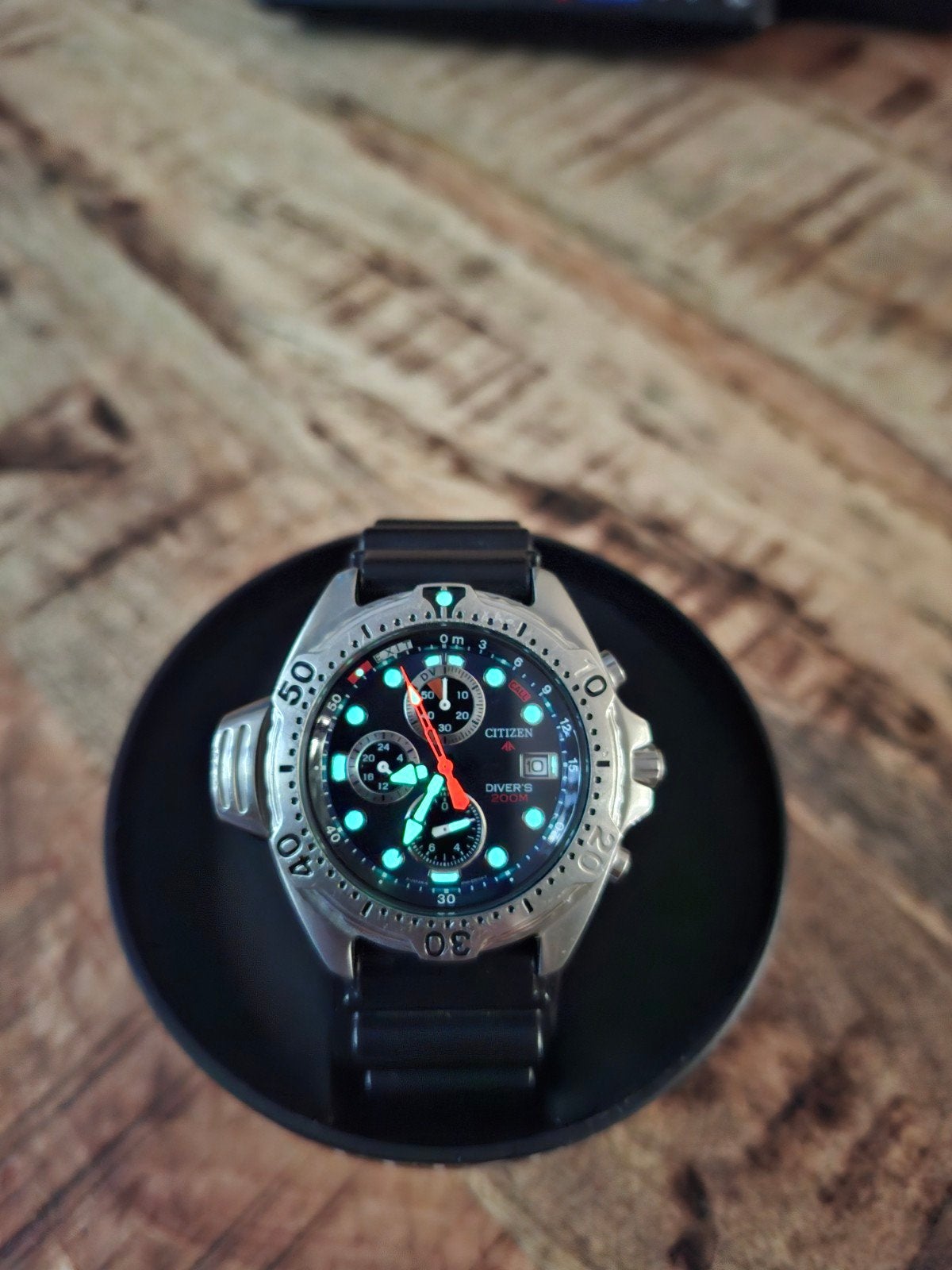 Citizen Promaster Divers 200m Chronograaf, Overige materialen, Kunststof, Ophalen of Verzenden, Zo goed als nieuw