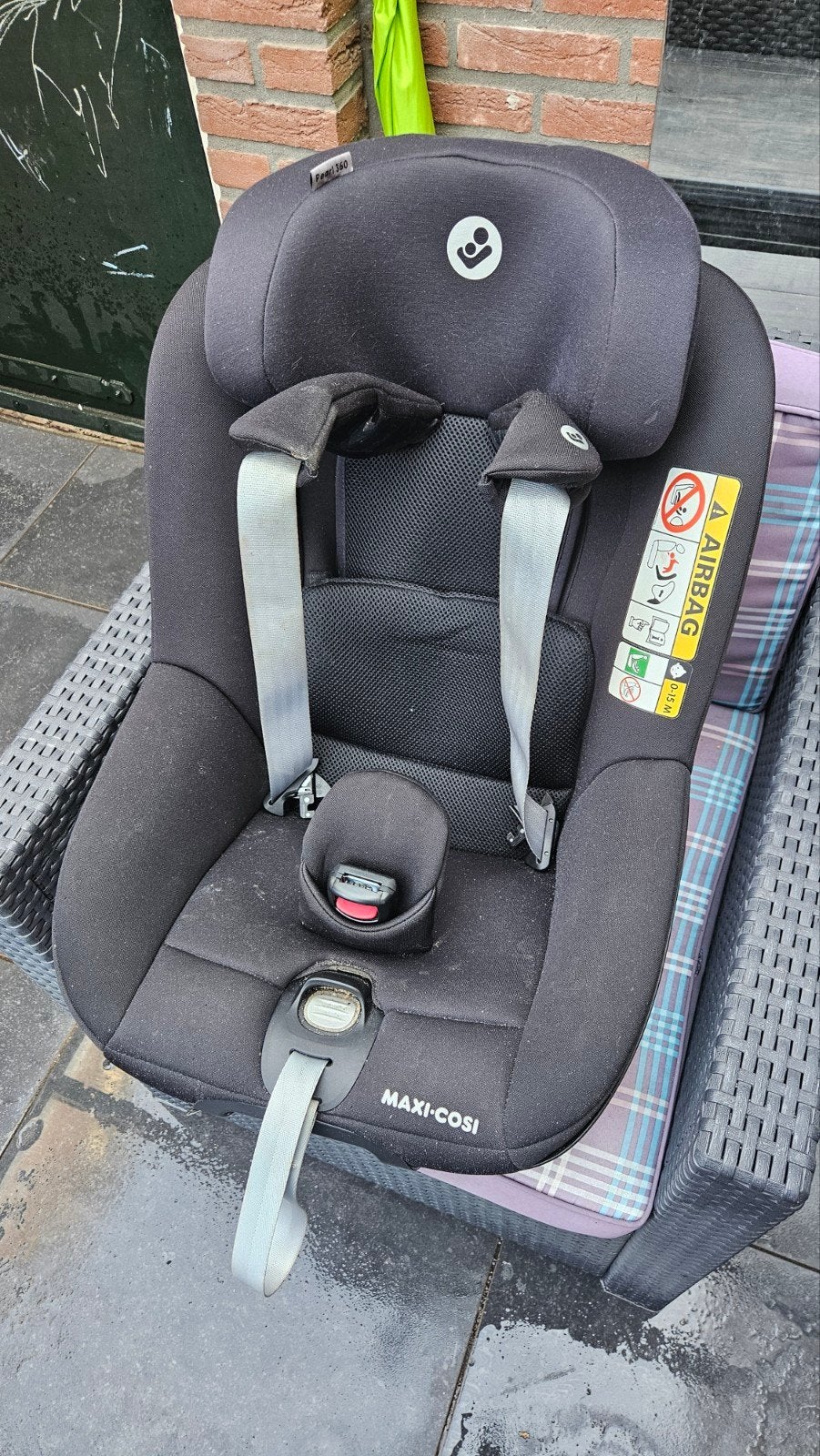 Maxi-Cosi Pebble 360 Autostoel + FamilyFix 360 ISOFIX Base, Ophalen, Zo goed als nieuw, Isofix, 0 t/m 13 kg