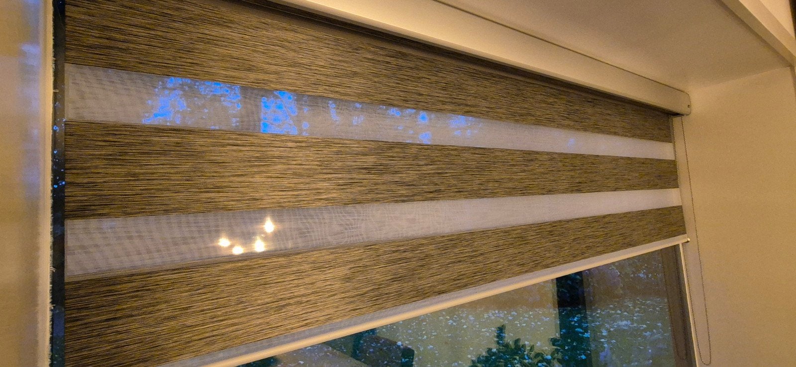 5x Luxaflex Duo Rolgordijnen Aluminium Grijs Antraciet, Ophalen, Gebruikt, Duo rolgordijn, Metaal