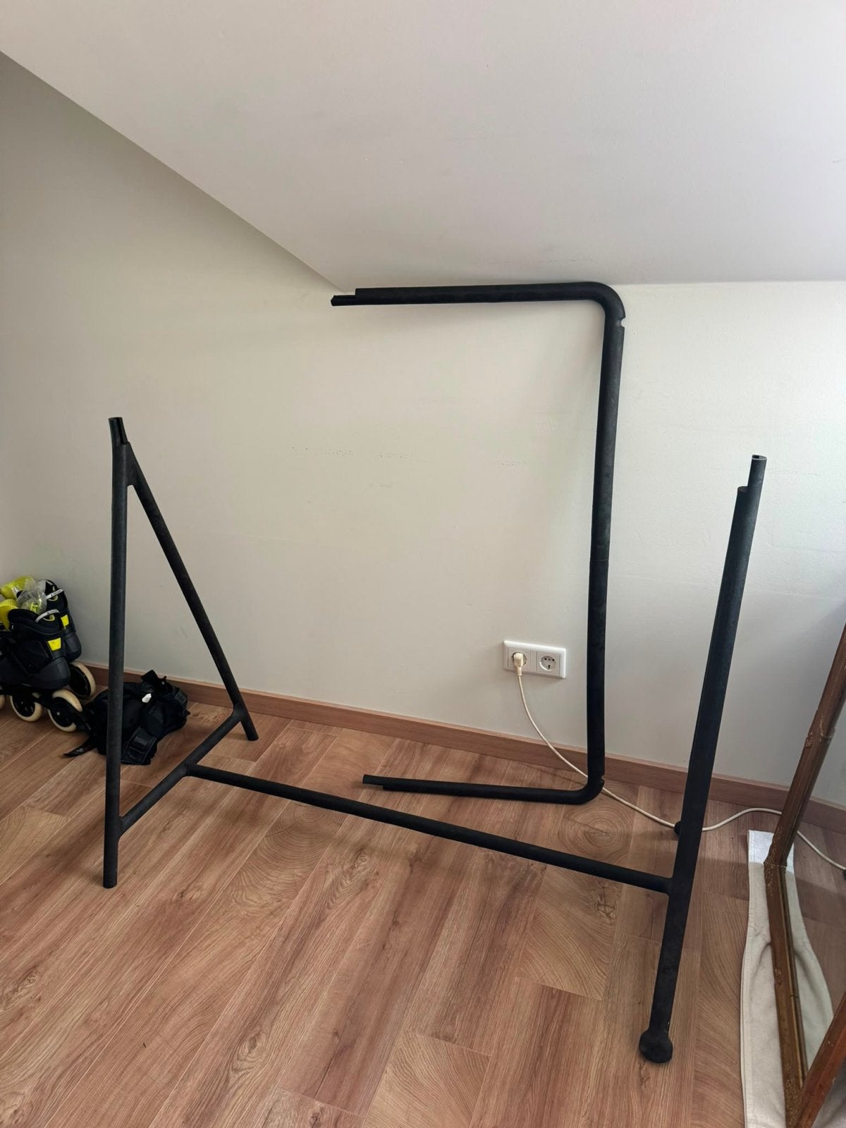 IKEA Turbo kledingrek, zwart, binnen/buiten, Ophalen, Gebruikt
