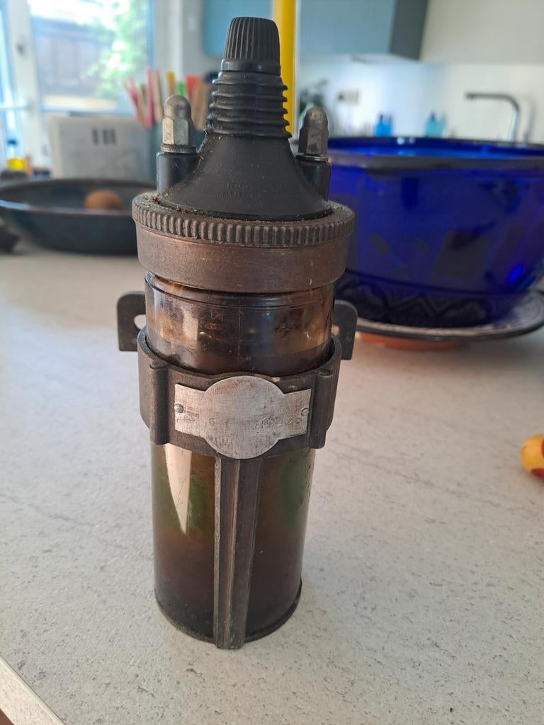 Vintage Runbaker Manchester "oil coil" bobine, Ophalen of Verzenden, Gebruikt, Universele onderdelen