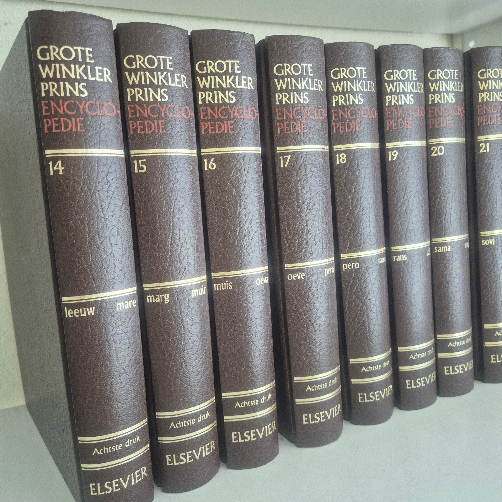 Grote Winkler Prins Encyclopedie - Complete Serie (25 delen), Boeken, Ophalen, Complete serie, Diverse auteurs, Zo goed als nieuw