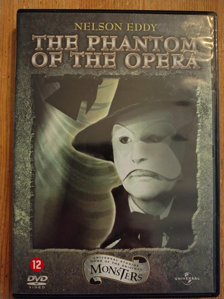 The Phantom of the Opera (DVD) - Nelson Eddy, Vanaf 12 jaar, Verzenden, Gebruikt, Monsters