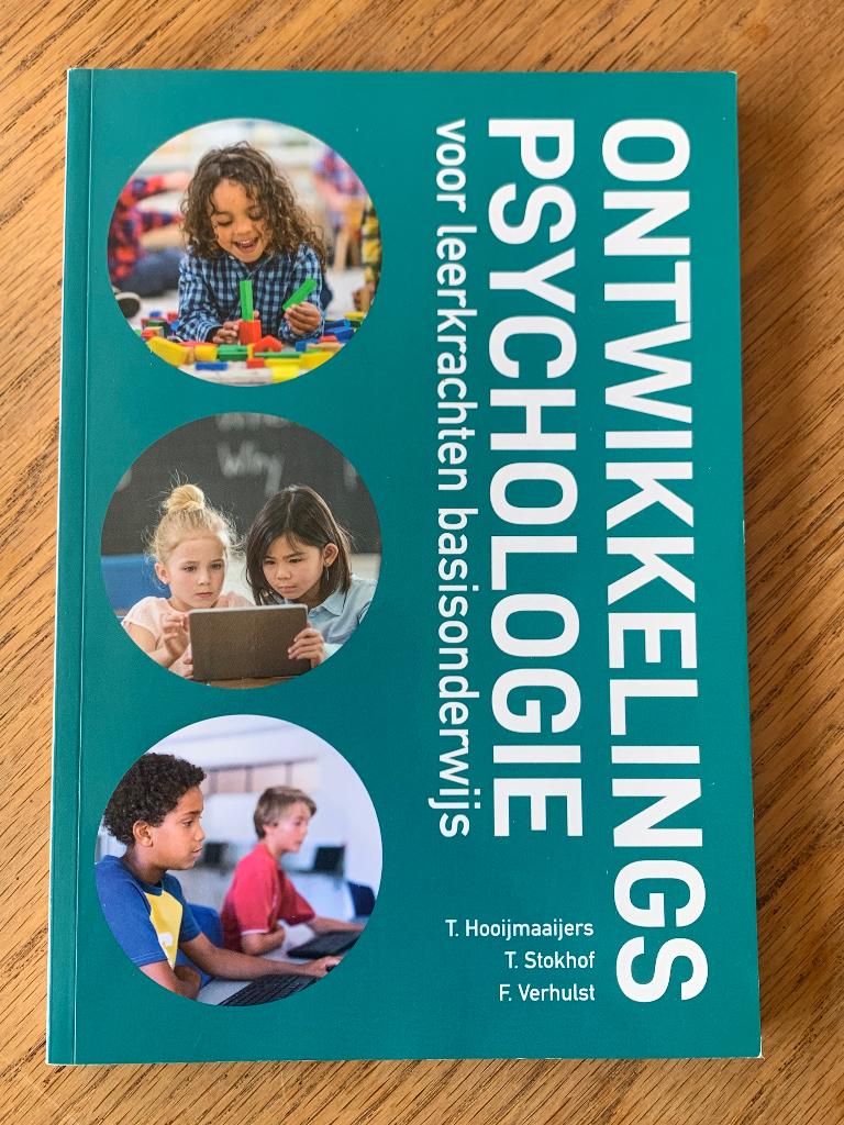 Ontwikkelingspsychologie voor leerkrachten basisonderwijs, Boeken, Studieboeken en Cursussen, Zo goed als nieuw, T. Hooijmaaijers, T. Stokhof, F. Verhulst