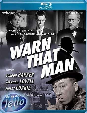 Blu-ray: Warn That Man (1943 Gordon Harker, Raymond Lovell), Ophalen of Verzenden, Nieuw in verpakking, Thrillers en Misdaad