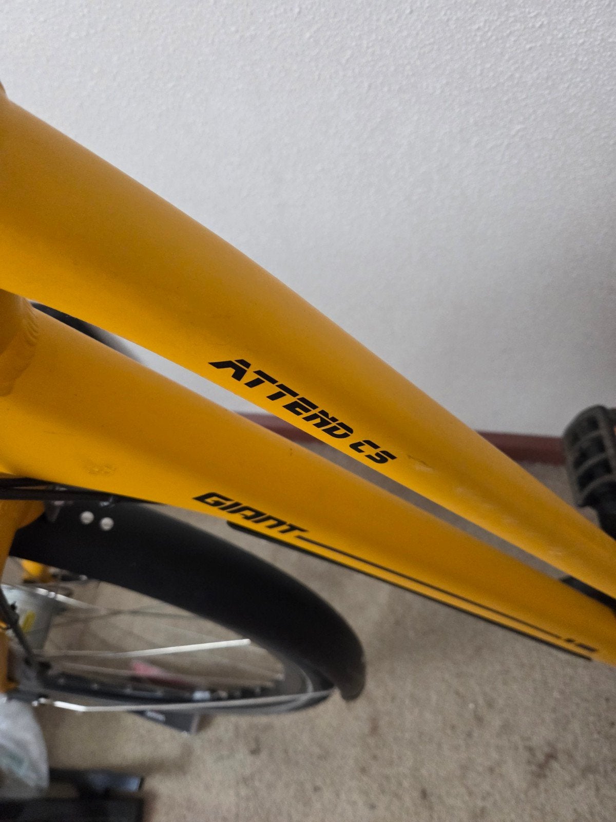 Giant Attend CS Damesfiets - Geel, Fietsen en Brommers, Fietsen | Dames | Damesfietsen, Ophalen, Gebruikt, Giant
