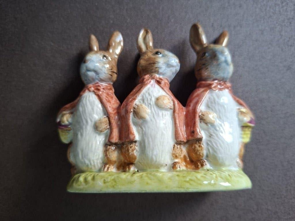 Beatrix Potter's "Flopsy Mopsy en Cottontail" beeldje, Ophalen, Gebruikt, Fantasy
