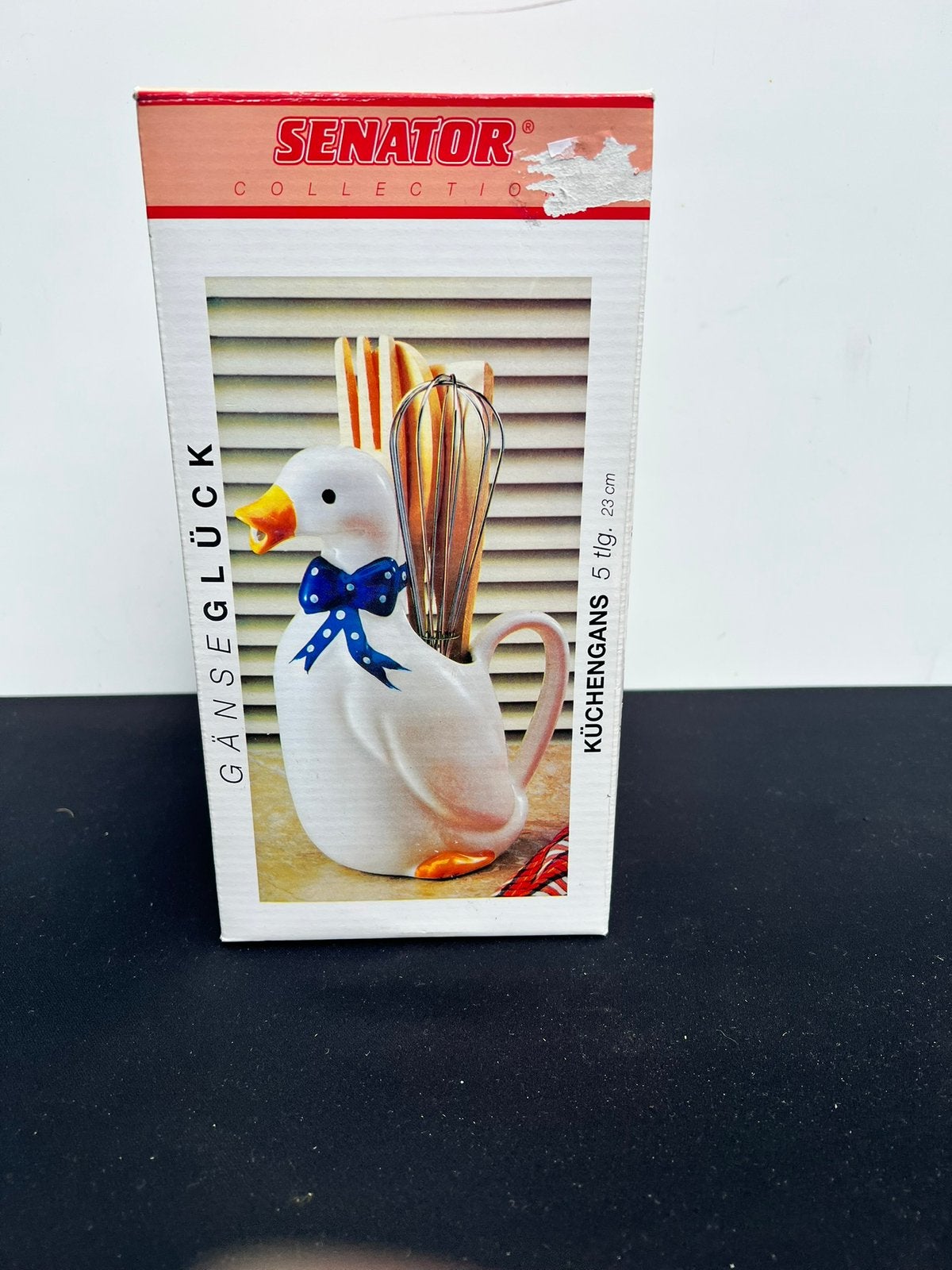 Te Koop Vintage Eend Bestekhouder Schenkkan In Doos Senator, Overige typen, Ophalen of Verzenden, Zo goed als nieuw, Meerkleurig