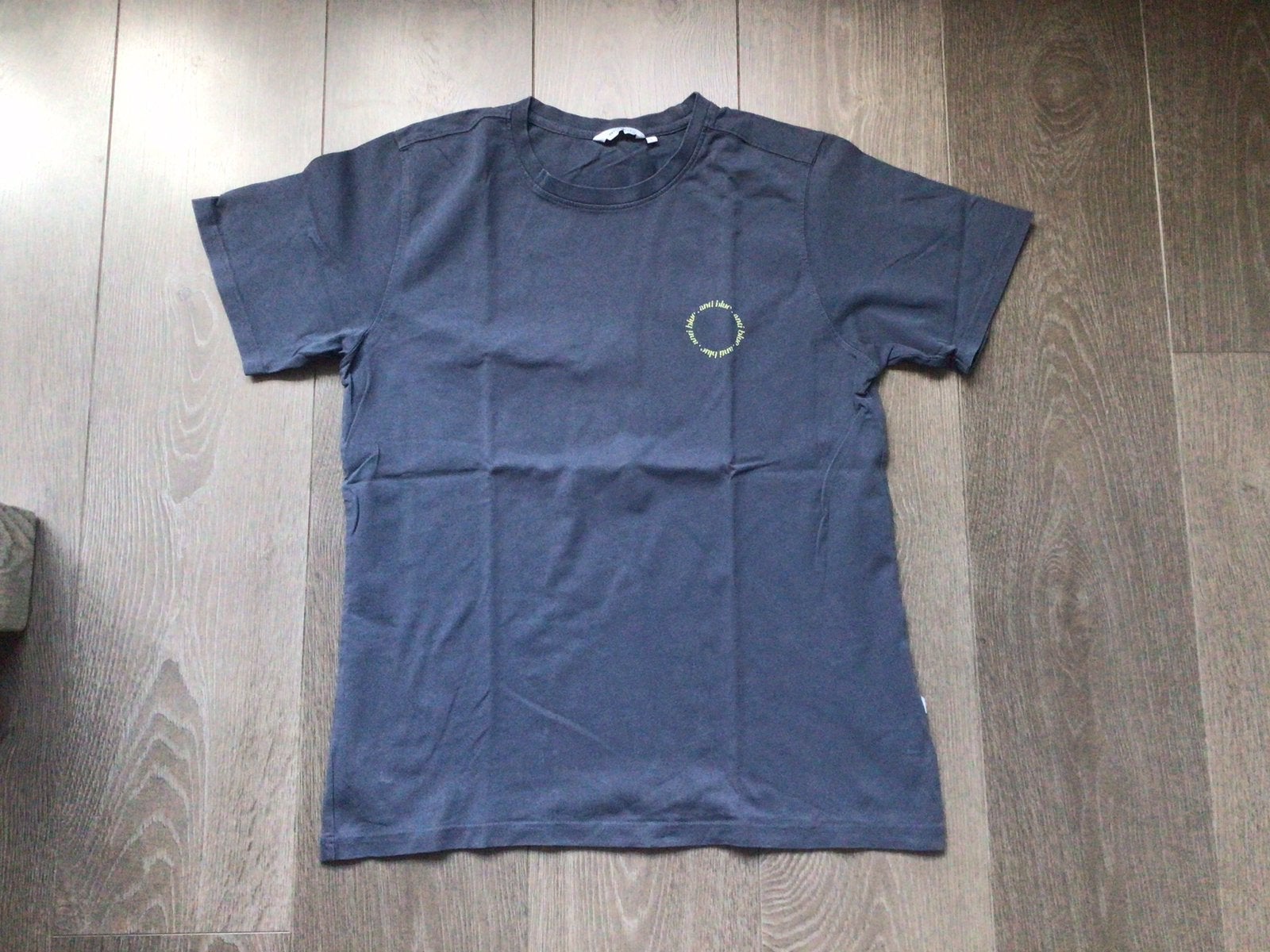 Blauw T-shirt. Anti Blue. The Sting., Ophalen of Verzenden, Gedragen, Maat 48/50 (M), Blauw