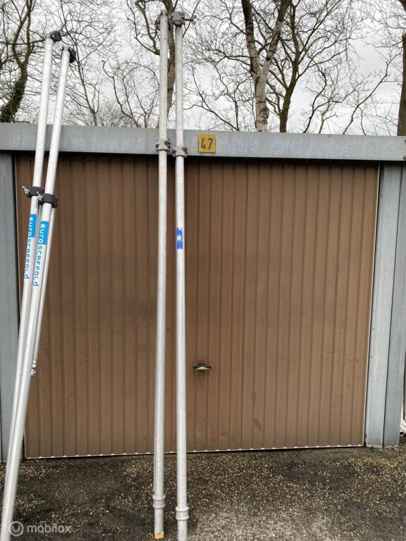 2x Custers stabilisatoren 3m, Doe-het-zelf en Verbouw, Steigers, Custers, Gebruikt, Custers, Ophalen