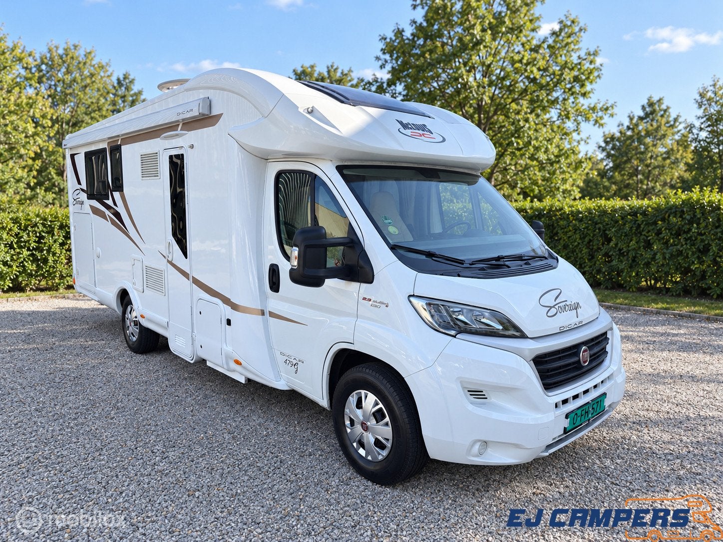 Fiat Mclouis Sovereign 479G / Queensbed!, Ringverwarming, 7 tot 8 meter, Bedrijf, Dakluik