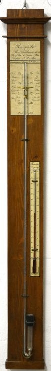 Antieke Admiral Fitzroy Barometer, Audio, Tv en Foto, Weerstations en Barometers, Ophalen of Verzenden, Gebruikt, Barometer