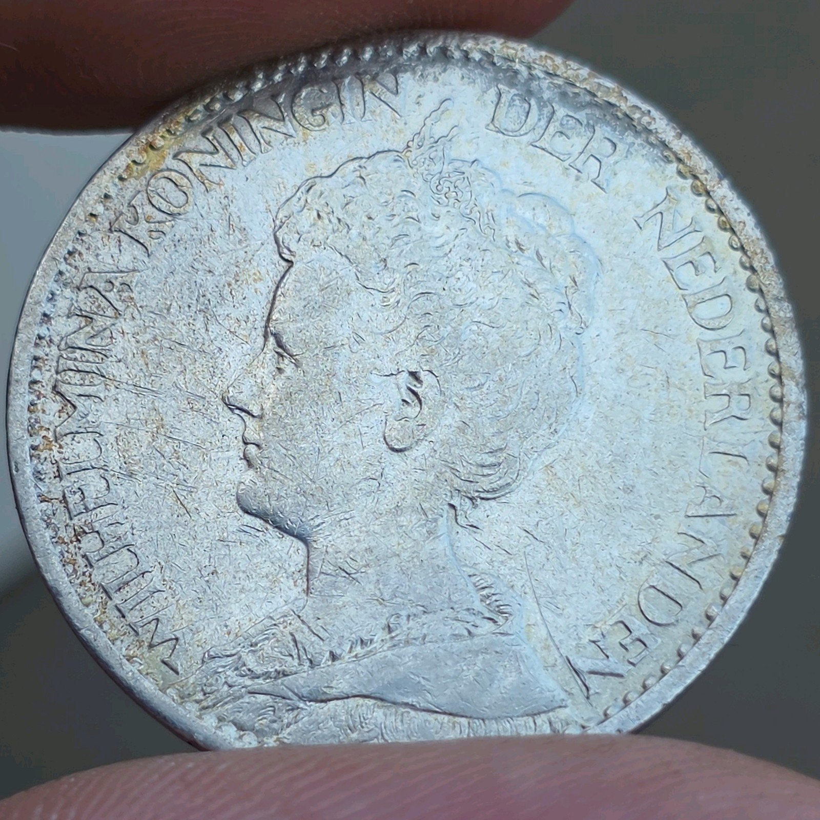 1 gulden 1912 Nederland, 1 gulden, Verzenden, Zilver, Koningin Wilhelmina