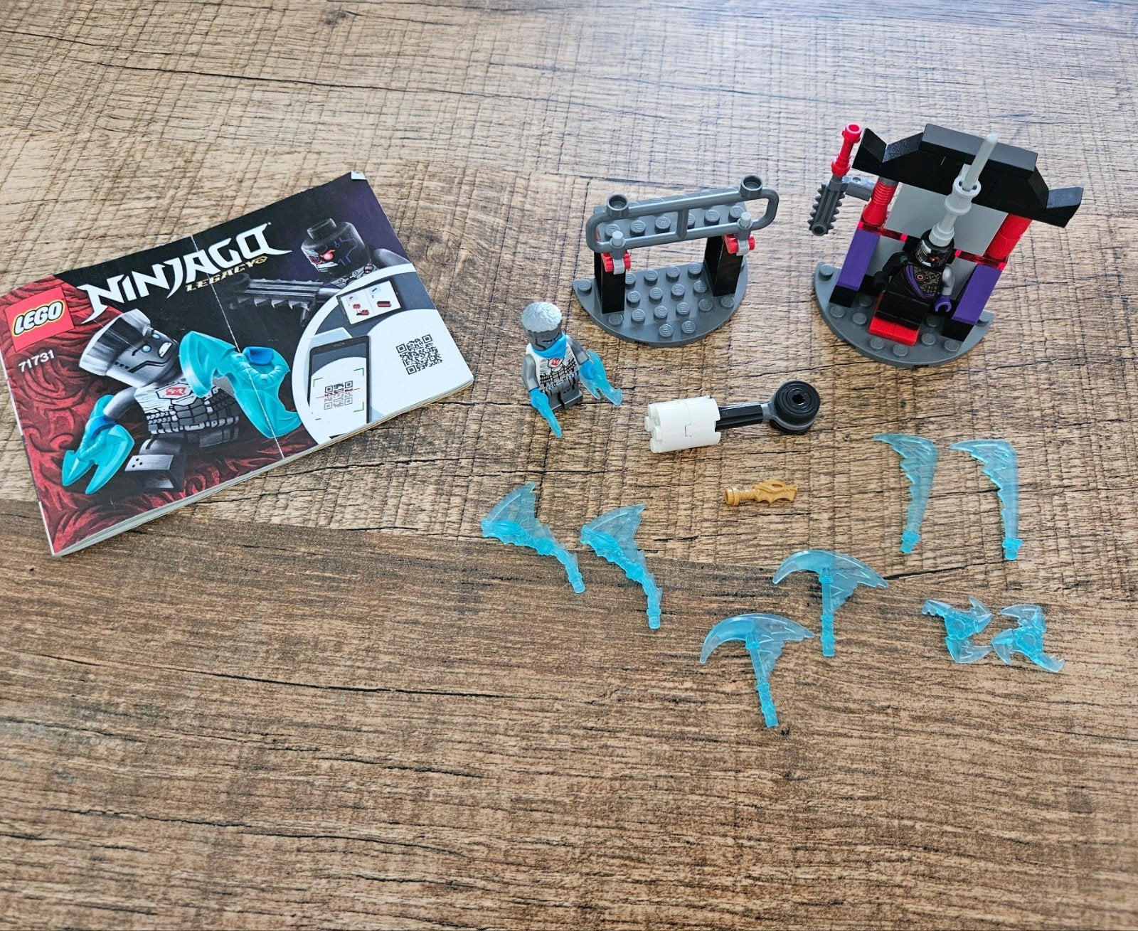 Lego Ninjago 71731 Zane tegen Nindroid Epische Strijd, Lego, Ophalen of Verzenden, Zo goed als nieuw, Inclusief instructies