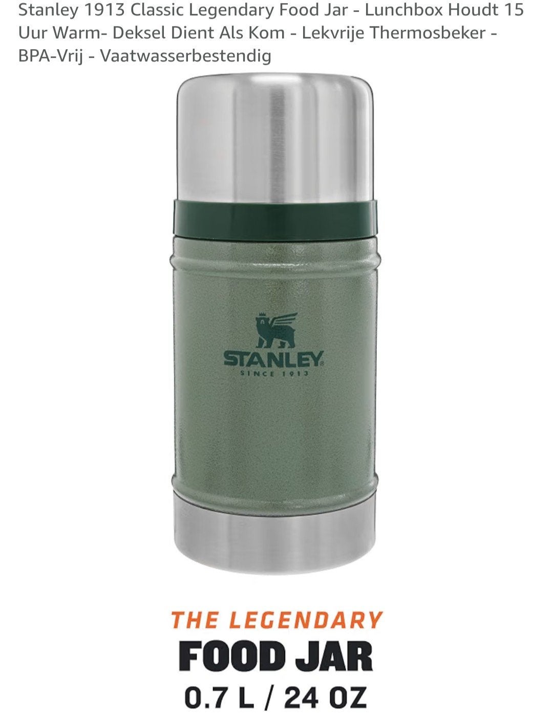STANLEY FOOD JAR 0.7 L, Caravans en Kamperen, Ophalen of Verzenden, Zo goed als nieuw