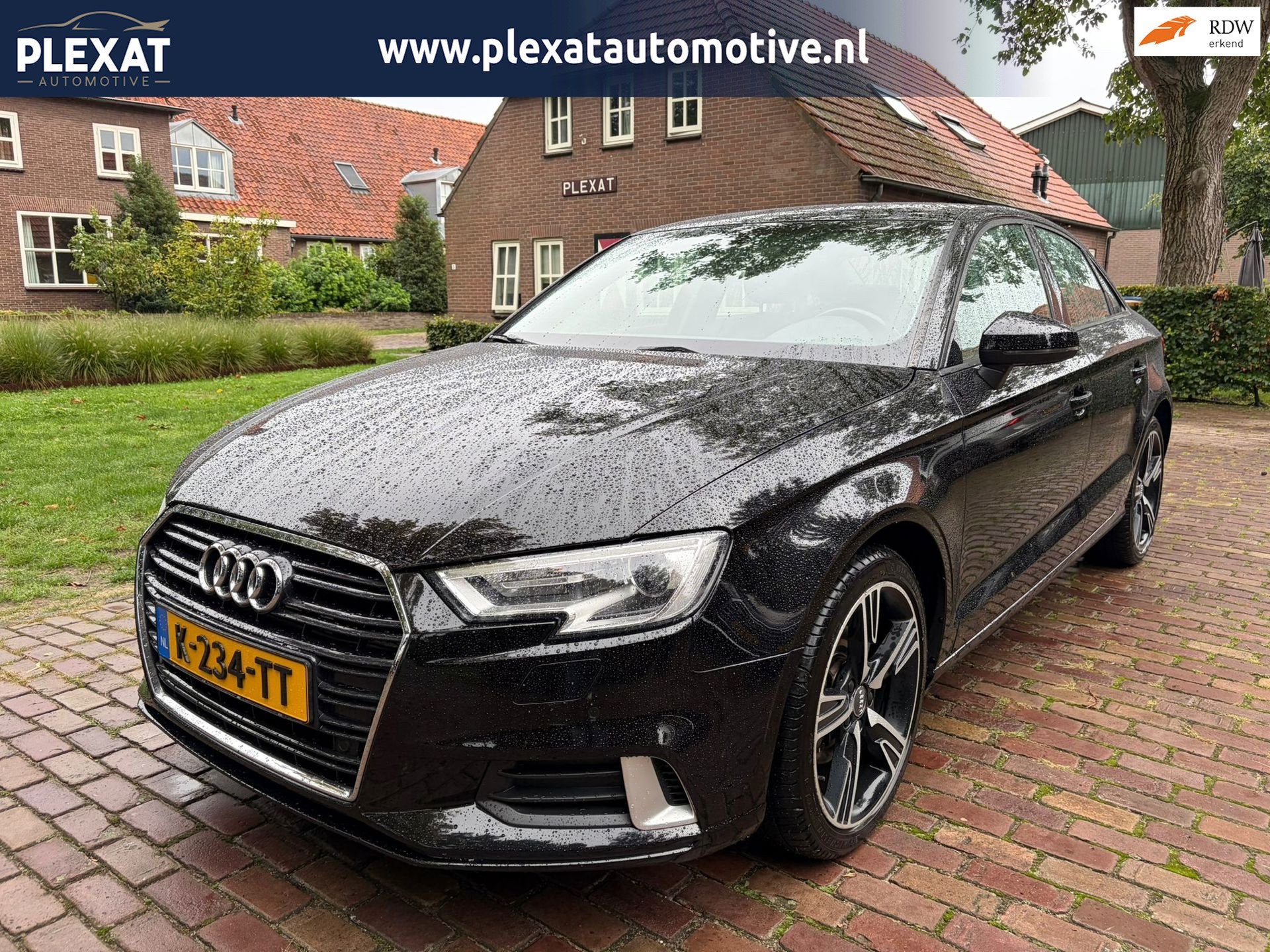 Audi A3 Limousine 1.0 TFSI Sport Edition Aut. | Full Led | S, Stof, Gebruikt, 116 pk, Zwart