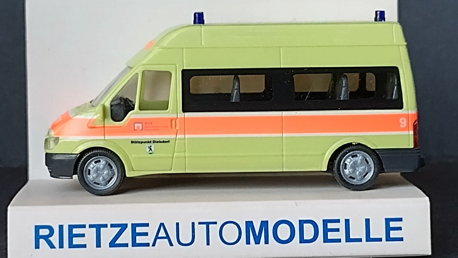 Ford Transit Feuerwehr Kommando 1;87 H0 Rietze Pol, Hobby en Vrije tijd, Modelauto's | 1:87, Auto, Verzenden, ., Rietze