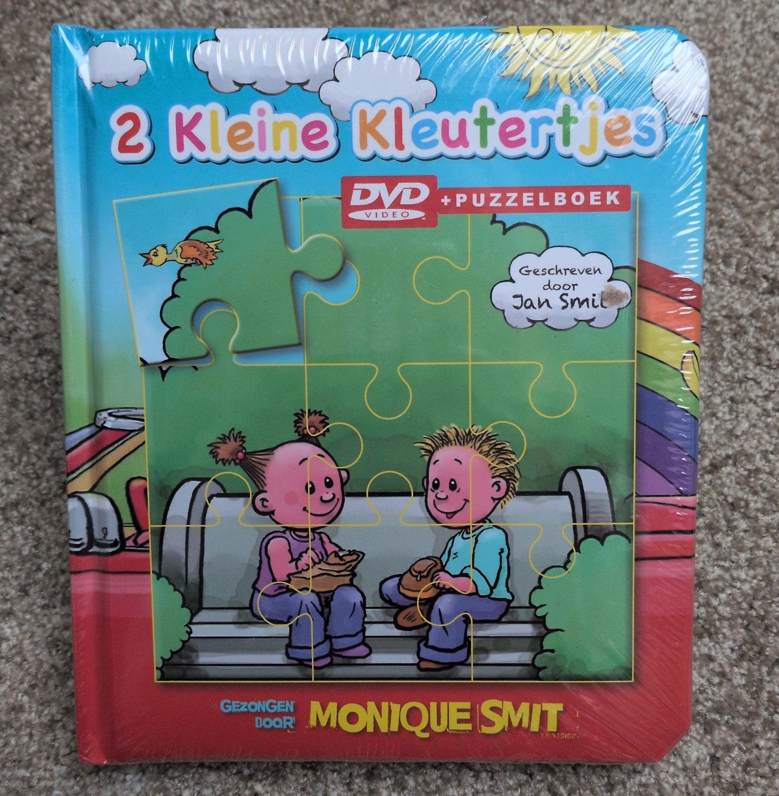 2 Kleine Kleutertjes DVD + Puzzelboek - Monique Smit, Monique Smit, Nieuw, Ophalen of Verzenden, 2 tot 3 jaar
