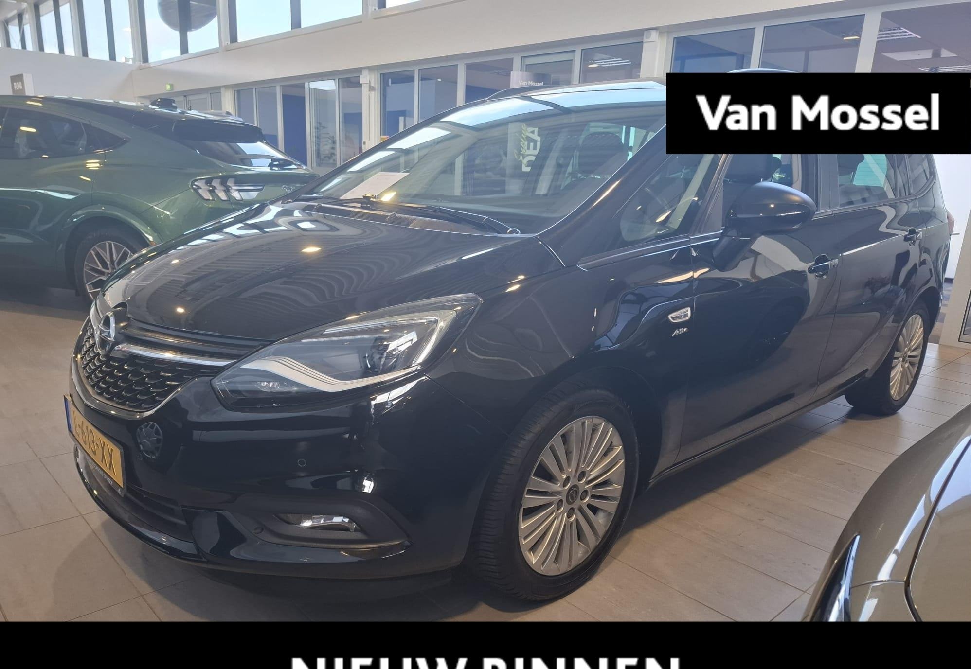 Opel Zafira Tourer 1.4 Edition, Auto's, Gebruikt, Zwart, 4 cilinders, Zwart