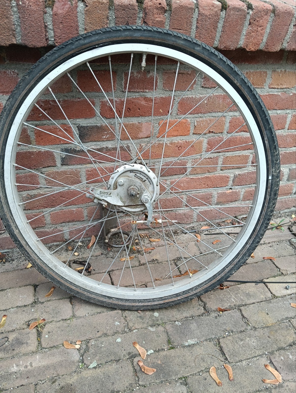 Achterwiel Babboe Big 5 speed - functioneert, Fietsen en Brommers, Bakfiets, Ophalen, Wiel, Gebruikt