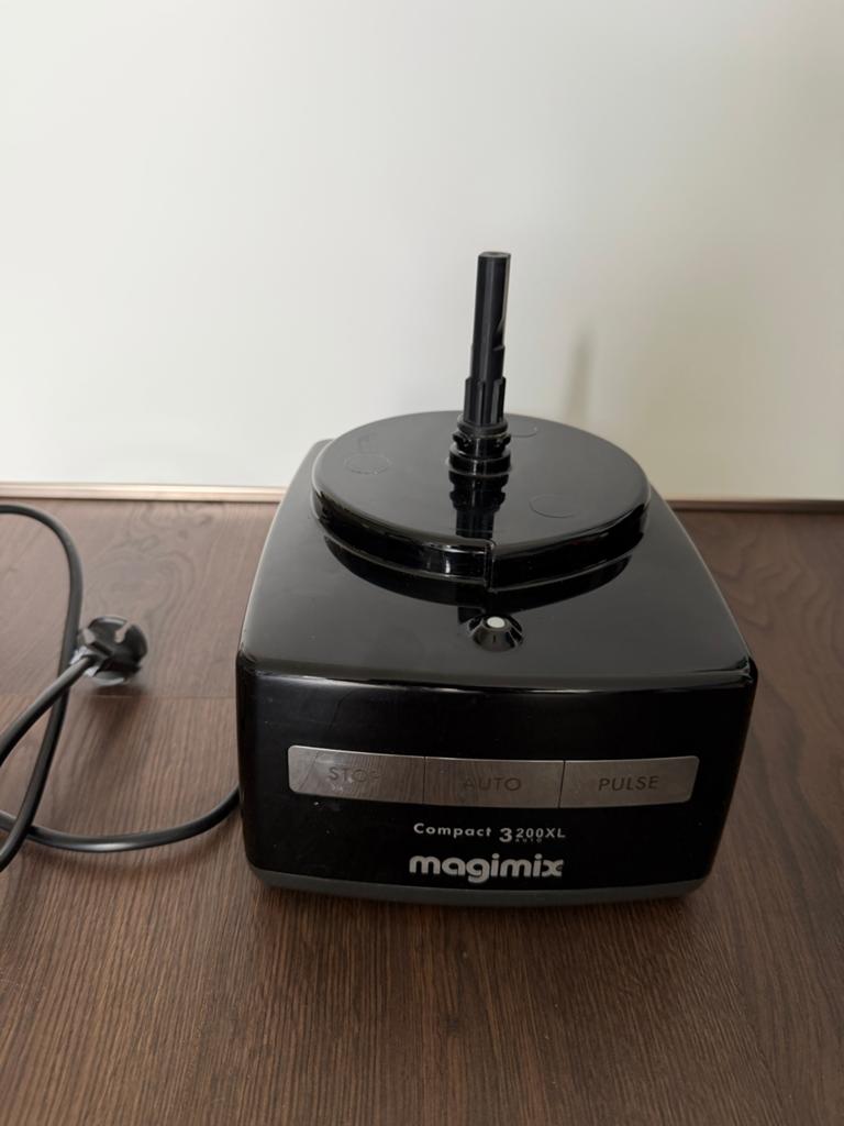 Magimix Compact 3200XL Keukenmachine - Zwart, Witgoed en Apparatuur, Keukenmixers, 2 tot 3 liter, Ophalen of Verzenden, Zo goed als nieuw