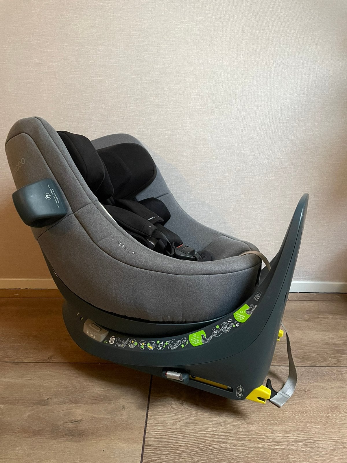 Swandoo Marie 3 Draaibare autostoel, Kinderen en Baby's, Autostoeltjes, Verstelbare rugleuning, 0 t/m 18 kg, Zo goed als nieuw