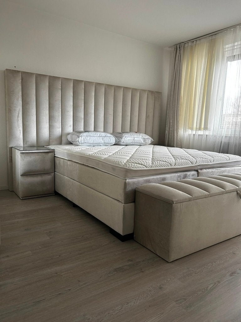 Boxspring proefliggen? Showroom bij Nootdorp, Huis en Inrichting, Ophalen, Nieuw, 25 tot 50 cm, 200 cm of meer