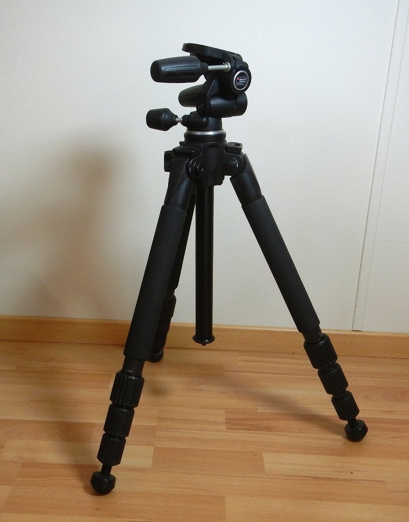 Professioneel fotostatief, Audio, Tv en Foto, Fotografie | Statieven en Balhoofden, Ophalen, Driepoot, Zo goed als nieuw, 175 cm of meer