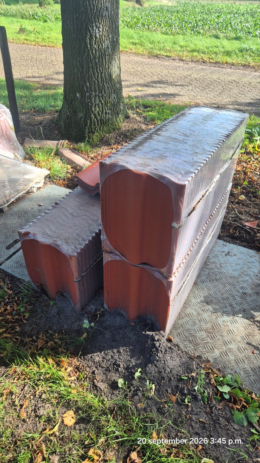 102 Nelskamp S-Pfanne dakpannen - Nieuw en ongebruikt, Ophalen, Steen of Klei, Nieuw, 15 m² of meer