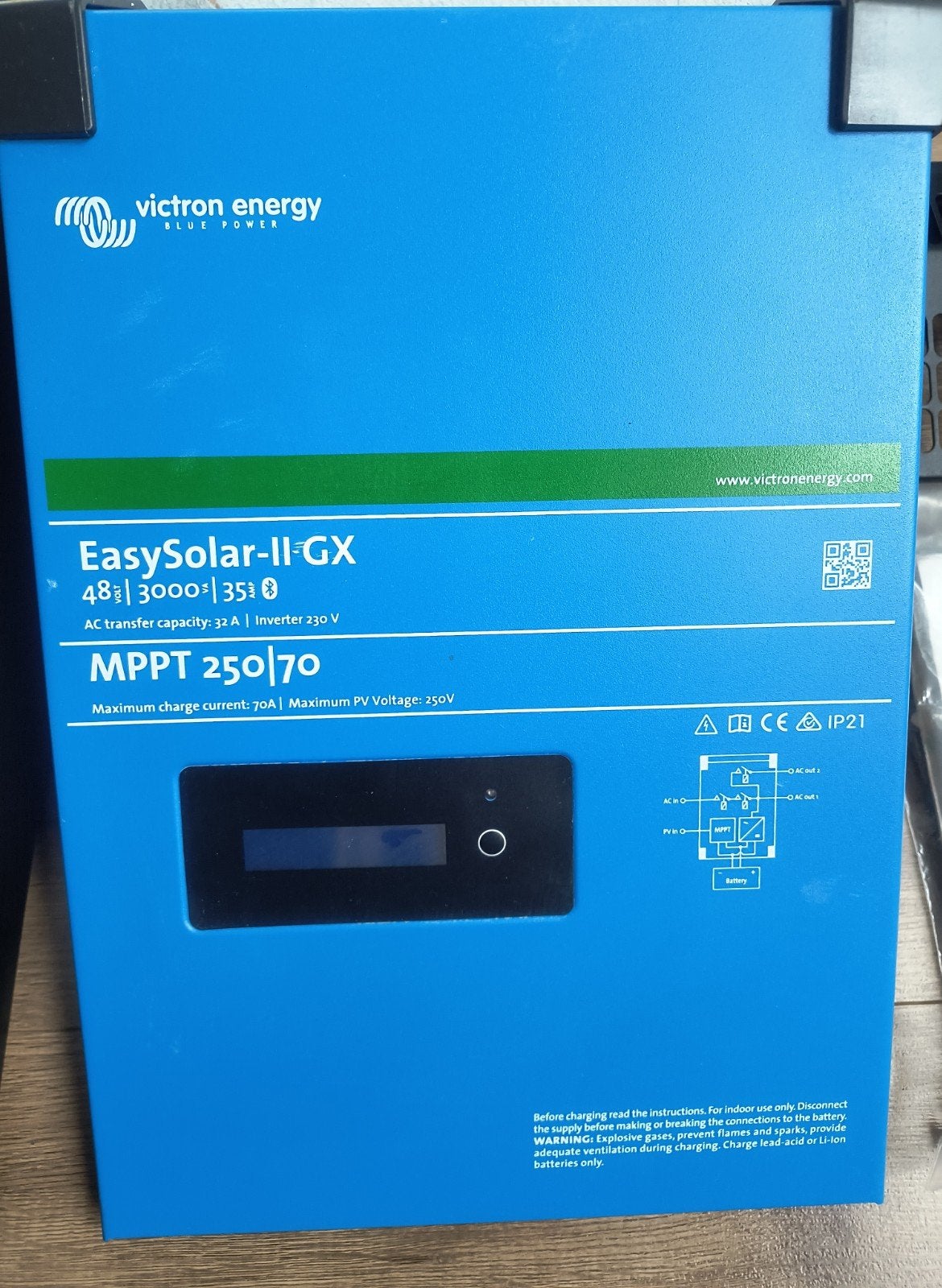 Buitenkans multiplus2 GX easysolar 48/3000/35 mppt 250-70 tr, Ophalen, Nieuw, Overige typen