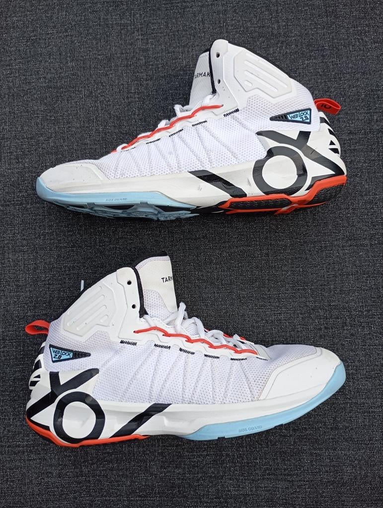 Tarmak High-Top Basketbalschoenen EU 45, Sport en Fitness, Voetbal, Maat XS of kleiner, Ophalen of Verzenden, Zo goed als nieuw