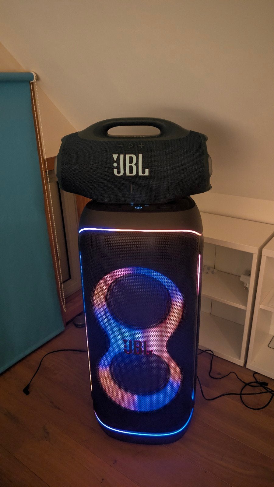 Jbl partybox 720 met jbl boombox 4. nieuwstaat, JBL, Speakerset, Zo goed als nieuw, Bluetooth