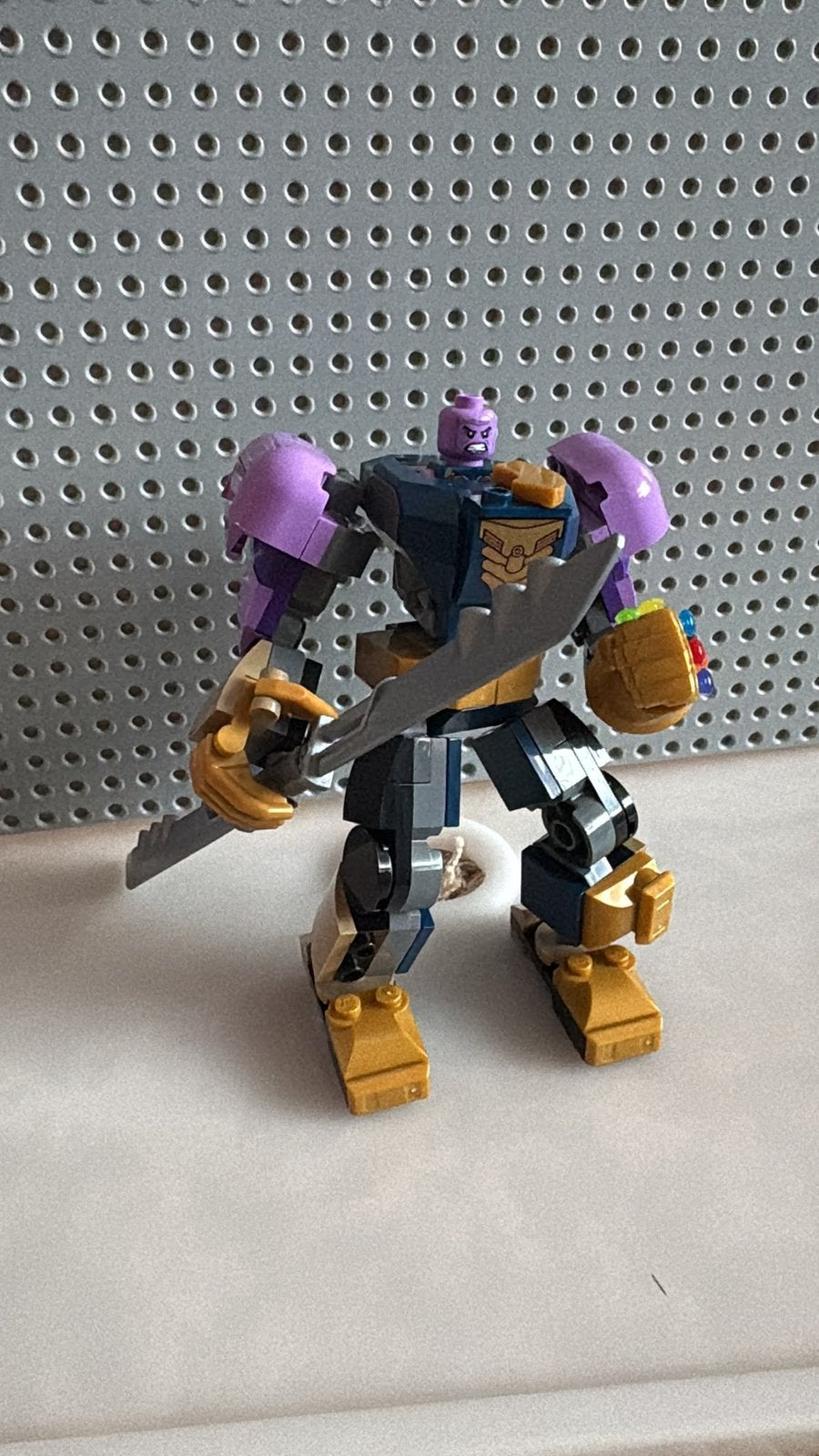 LEGO Marvel 76242 Thanos Mechapantser – compleet, Ophalen of Verzenden, Zo goed als nieuw, Complete set, Lego