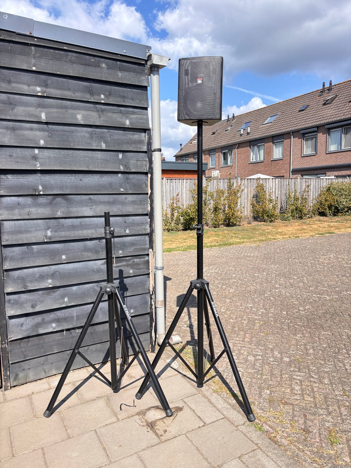 JBL Control 28 speakers met statief adapters - ook voor buit, Ophalen, Gebruikt, Overige typen, 120 tot 150 watt
