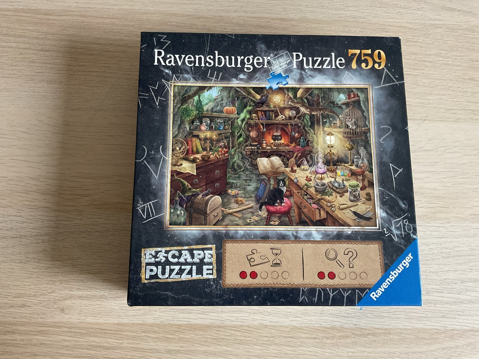 Ravensburger Escape Puzzel 759 Stukjes, Ophalen of Verzenden, 500 t/m 1500 stukjes, Gebruikt, Legpuzzel