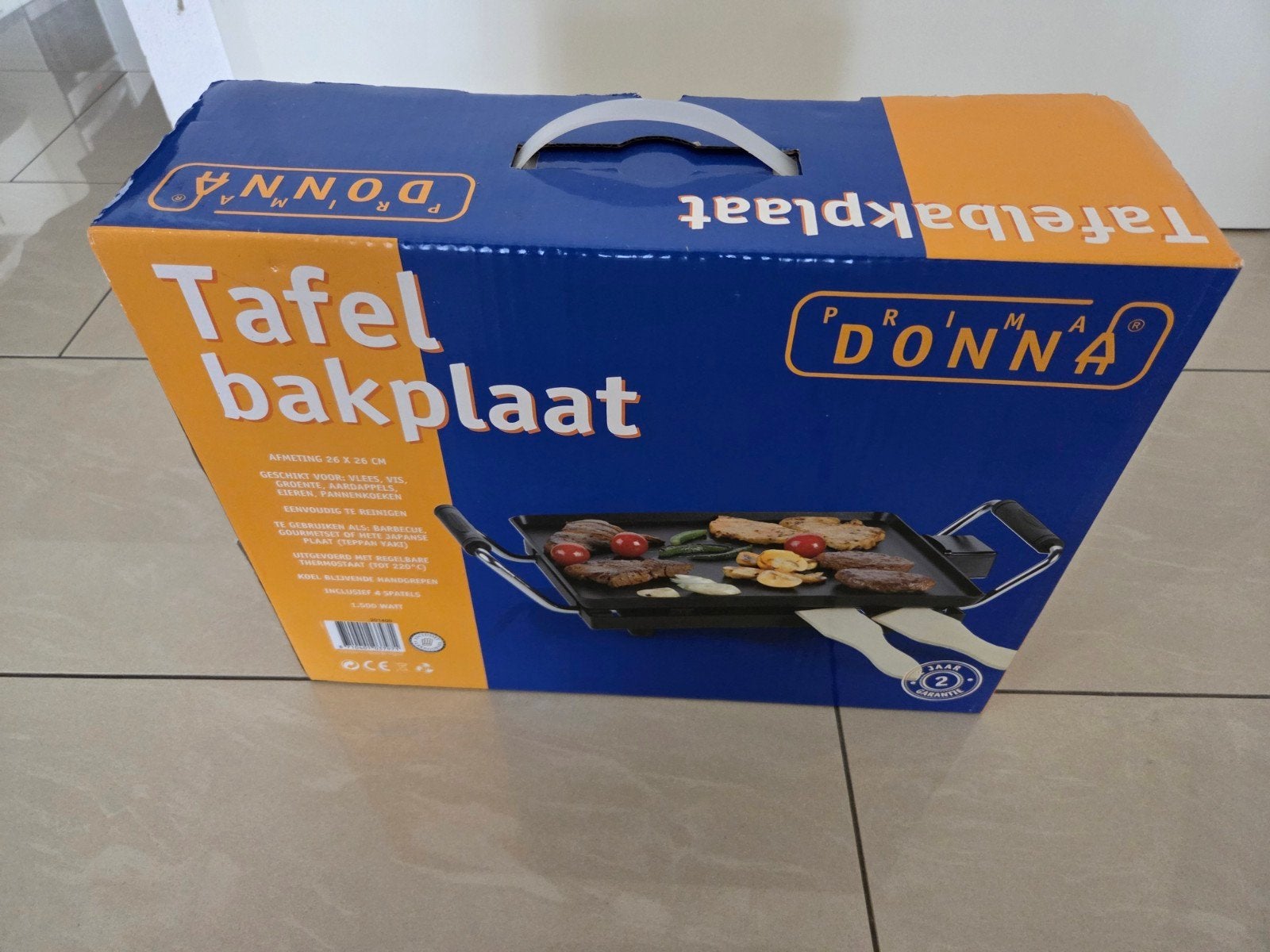 Nieuwe Prima Donna Tafelbakplaat - 26x26 cm, Ophalen of Verzenden