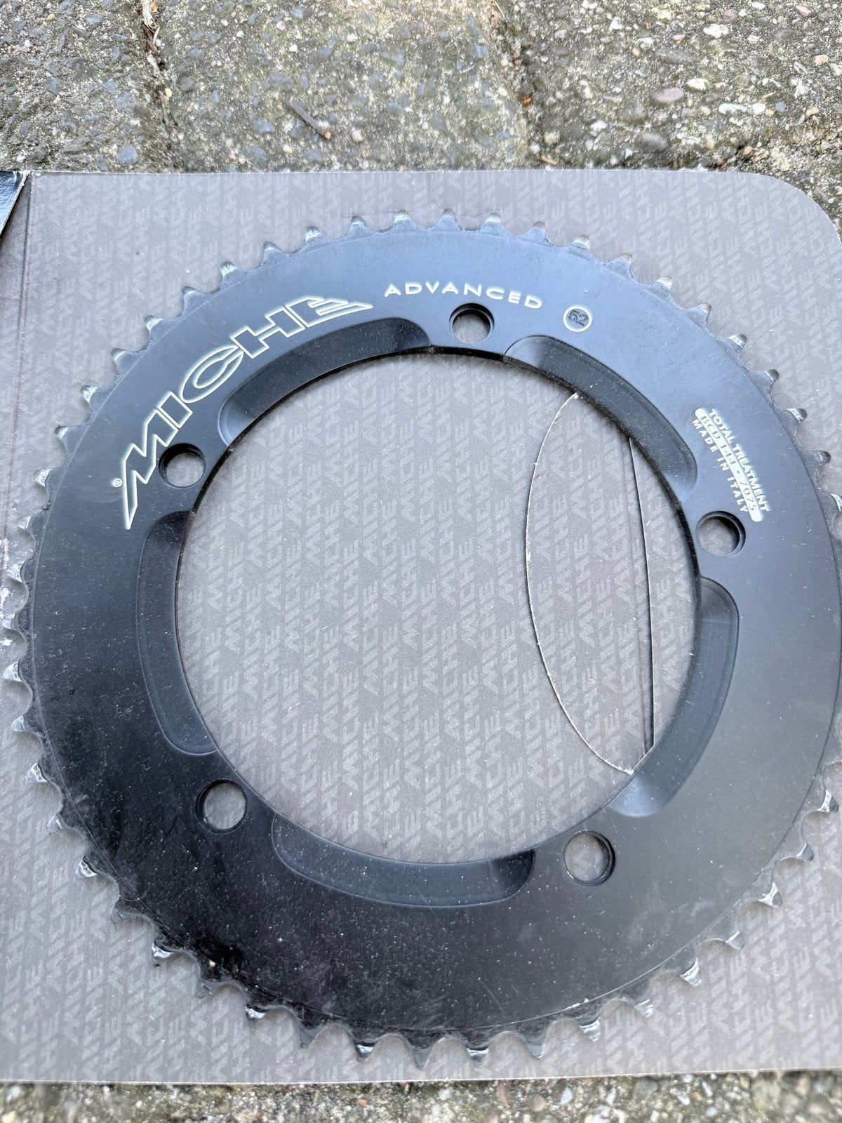 Miche Advanced 52T Kettingblad - Zo goed als nieuw, Ophalen of Verzenden, Zo goed als nieuw, Derailleur of Ketting, Aluminium