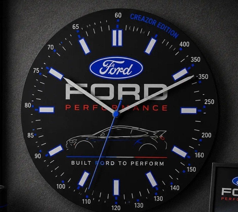 Ford Performance wandklok, Ophalen of Verzenden