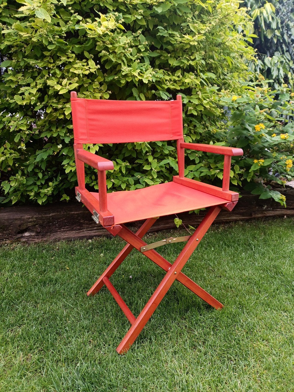 Oranje/ brique kleur regisseurstoel, Ophalen, Nieuw, Oranje of Koningsdag