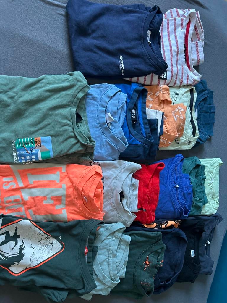 Grote partij T-shirts voor jongens, maat 134/140, Kinderen en Baby's, Kinderkleding | Maat 134, Ophalen, Gebruikt, Jongen